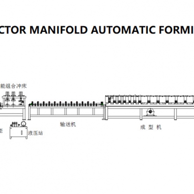 SOLAR COLLECTOR OUTER MANIFOLD AUTOMATIC FORMING MACHIINE